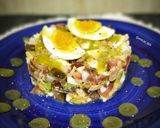 Foto del paso 4 de la receta Tartar vegetal con atún y huevo