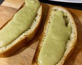 A picture of step 7 of Guacamole, Escalivada, and Sardine Toasts.