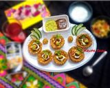 A picture of step 8 of Sago bowl chaat.