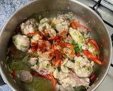 Foto del paso 5 de la receta: Arroz caldoso mar y tierra 🌊 ⛰️
