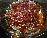 Gambar langkah 1 resipi Sambal terung Pipit.