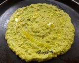A picture of step 2 of Moong dal-Fenugreek Leaves Chilla.