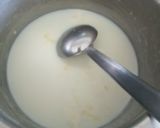 A picture of step 1 of Boondi kheer.