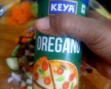A picture of step 2 of Black Chana Salad.