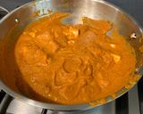 A picture of step 8 of Shahi paneer.
