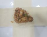 A picture of step 5 of Fajita chicken box pattice.