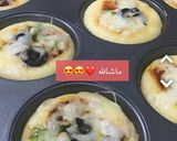 صورة لخطوة 3 من وصفة كب كيك البيتزا