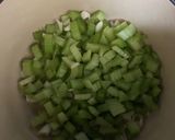 A picture of step 1 of Green soup for Spring - vegan.