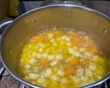 Karalábéleves recept fázis 3 fotója