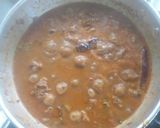 A picture of step 6 of Varuthu araitha country chicken gravy.