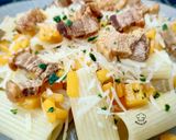 Foto del paso 5 de la receta: Rigatoni con calabaza trufada y torreznos