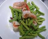 ถั่วฝักยาวผัดกะปิใส่กุ้งสด วิธีทำสูตร 2 รูป