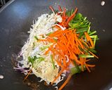 A picture of step 5 of Easy Chicken Chow Mein.