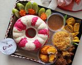 Foto langkah ke 14 dari resep Tumpeng Nasi Uduk Ceria.