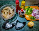 সুইট এ্যন্ড সাওয়ার প্রণ (sweet and sour prawn recipe in Bengali) রেসিপির ধাপ 1 ছবি