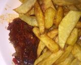 A picture of step 5 of Irish potatoes and sauce.