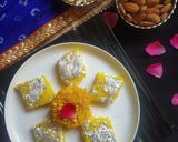 A picture of step 9 of Fresh Coconut Burfi.