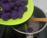 Foto langkah ke 3 dari resep Kolak Biji Salak Ubi Ungu.