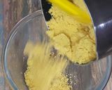 A picture of step 2 of Sattu ke laddoo.