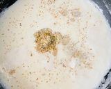 A picture of step 2 of Almond Rabri.