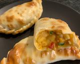 A picture of step 5 of Corn and Cheese Baked Empanadas.