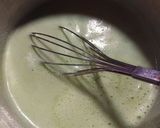 Foto langkah ke 6 dari resep Puding Terapung Matcha.
