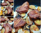 Sült császár hagyma krumpli ágyon 😉 recept fázis 3 fotója