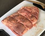 A picture of step 3 of Coffee rub smoked brisket - 8hrs slow and low.