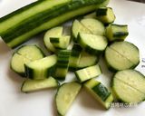 A picture of step 3 of Cucumber and Tomato Vinaigrette Salad.