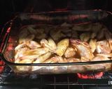 A picture of step 2 of Honey wings.