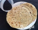A picture of step 3 of Kalonji or Black Seeds Rotis with Maida.
