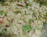 Foto del paso 4 de la receta: Ensalada fresca de pepino, manzana y tomate verde🍏🧅🍅🥒🥙🥗
