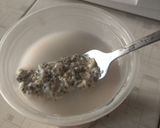 A picture of step 1 of Overnight oats with Chia seeds.