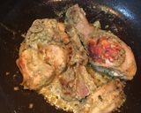 A picture of step 8 of Chicken Afghani.