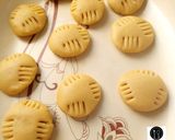 A picture of step 1 of Buttered cookies.
