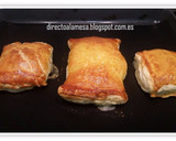 Foto del paso 5 de la receta: Salmón en hojaldre con espinacas