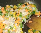 A picture of step 2 of Paneer Butter Pulao.