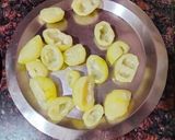 A picture of step 1 of Tinda | Besan stuffed Tinda.