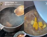 A picture of step 2 of Kaeng Liang (Thai Spicy Mixed Vegetable Soup).