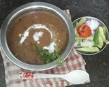 A picture of step 4 of Dal makhani.