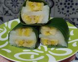 Foto langkah ke 6 dari resep Nagasari/Nogosari kukus pakai loyang.