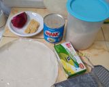 Foto langkah ke 1 dari resep Pizza manis tortilla.