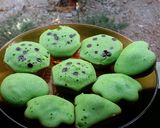 Foto langkah ke 6 dari resep Kue Cubit Pandan Chocochips.