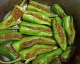 A picture of step 5 of Keema Bhari Hari Mirch...