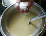 A picture of step 3 of Moong Dal Chilla.