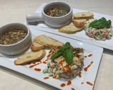 Une image de l'étape 2 de Salade de goberge et saumon fumé.
