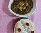 Palak paneer healthy food recipe step 4 photo
