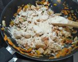 Une image de l'étape 3 de Poulet à la king.