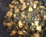 A picture of step 4 of Alu palak in dhaba style part 1.