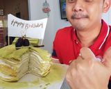 Foto langkah ke 12 dari resep Mile crepes matcha.